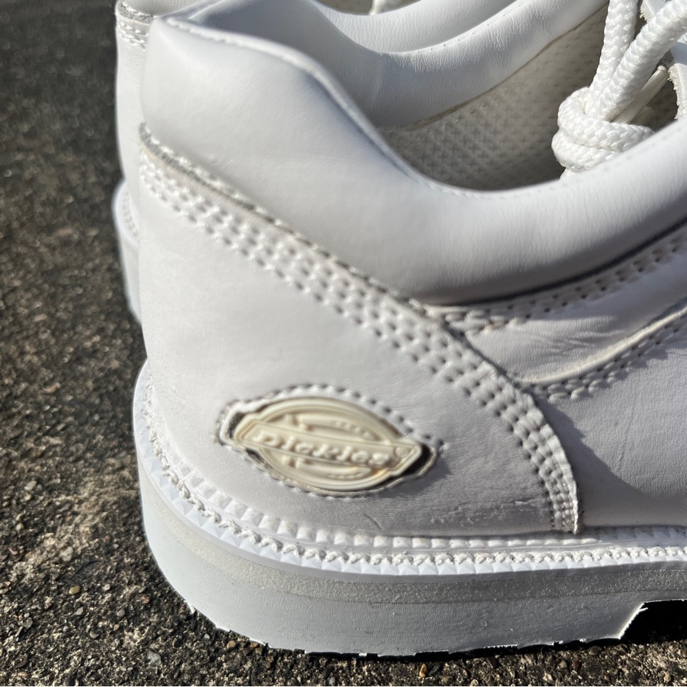 White Womens Dickies Work Shoes/Boots Size 8.5W good condition - Picture 4 of 8